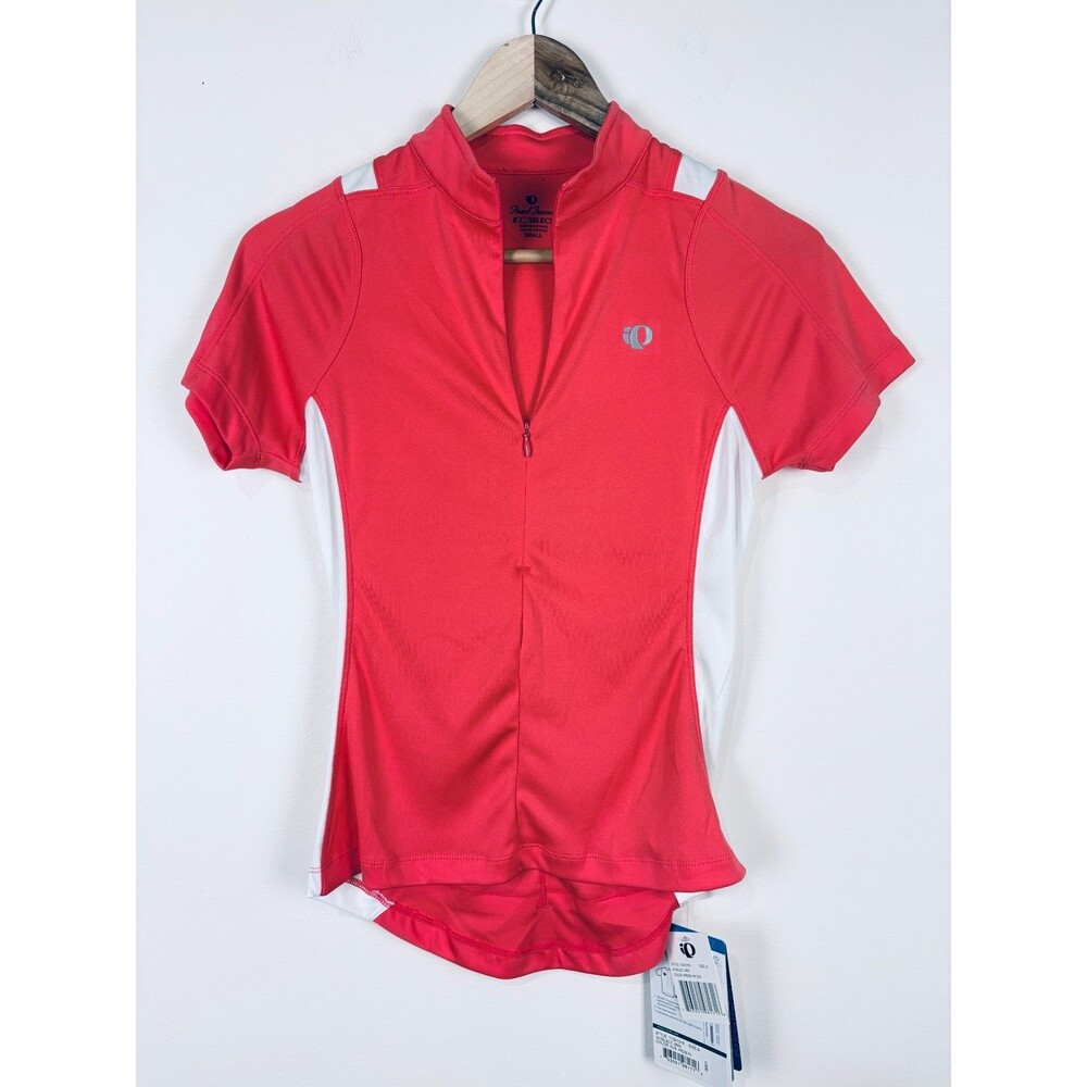 Pearl Izumi Women's Short Sleeve Cycling Jersey Size Small Bright Pink Flaw